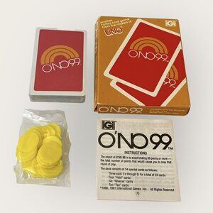ONO 99 Mattel Family Card Game - From the makers of  UNO Unplayed Vintage 1982